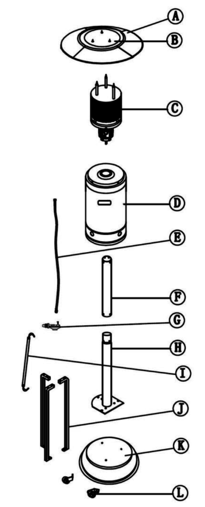 Assembly Instructions for Fire Sense Patio Heater